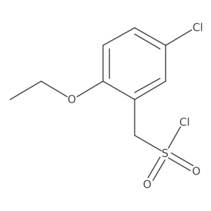 (5-Chloro-2-ethoxyphenyl)methanesulfonyl chloride Structure