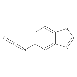 5-Isocyanato-1,3-benzothiazole结构式
