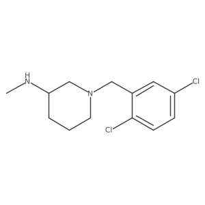 1-(2,5-Dichlorobenzyl)-N-methylpiperidin-3-amine Structure
