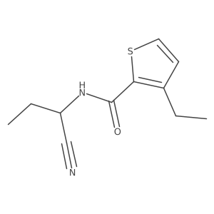 N-(1-cyanopropyl)-3-ethylthiophene-2-carboxamide Structure
