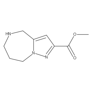 methyl 4H,5H,6H,7H,8H-pyrazolo[1,5-a][1,4]diazepine-2-carboxylate结构式