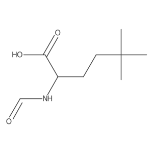 2-Formamido-5,5-dimethylhexanoic acid Structure