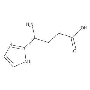4-amino-4-(1H-imidazol-2-yl)butanoic acid Structure