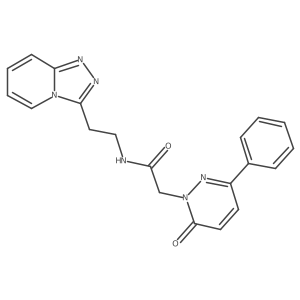 2-(6-oxo-3-phenylpyridazin-1(6H)-yl)-N-[2-([1,2,4]triazolo[4,3-a]pyridin-3-yl)ethyl]acetamide Structure