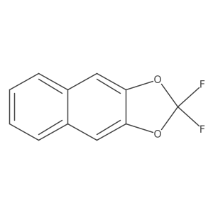2,2-Difluoronaphtho[2,3-d][1,3]dioxole结构式