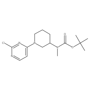[1-(2-Chloro-pyrimidin-4-yl)-piperidin-3-yl]-methyl-carbamic acid tert-butyl ester结构式