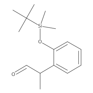 2-(2-((tert-Butyldimethylsilyl)oxy)phenyl)propanal结构式