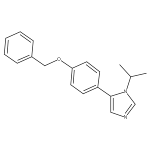 5-[4-(benzyloxy)phenyl]-1-(propan-2-yl)-1H-imidazole Structure