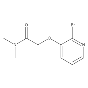 2-((2-Bromopyridin-3-yl)oxy)-N,N-dimethylacetamide Structure