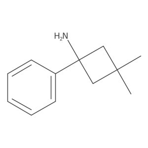 3,3-Dimethyl-1-phenylcyclobutan-1-amine Structure