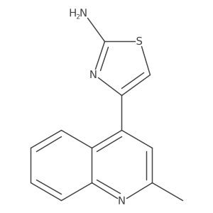 4-(2-Methylquinolin-4-yl)-1,3-thiazol-2-amine Structure