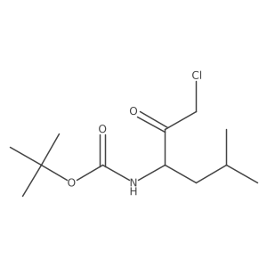 Boc-Leu-CMK Structure