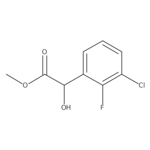 Methyl 2-(3-chloro-2-fluorophenyl)-2-hydroxyacetate结构式