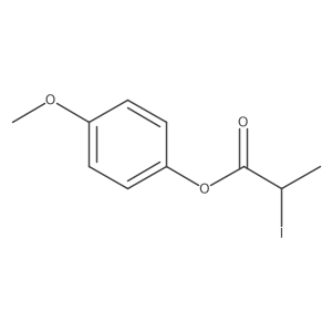 4-Methoxyphenyl 2-iodopropanoate结构式
