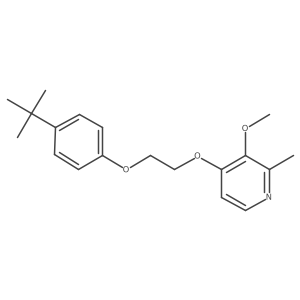 2-Methyl-3-methoxy-4-[2-(4-tert-butylphenoxy)ethoxy]pyridine结构式