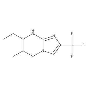 7-ethyl-6-methyl-2-(trifluoromethyl)-5H,6H,7H,8H-imidazo[1,2-a]pyrimidine Structure