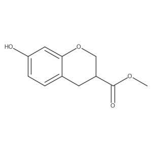 Methyl 7-hydroxychromane-3-carboxylate Structure