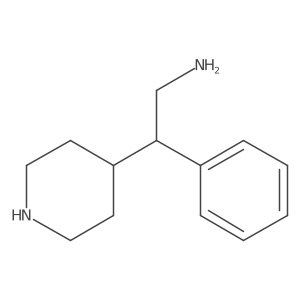 2-Phenyl-2-(piperidin-4-yl)ethan-1-amine Structure