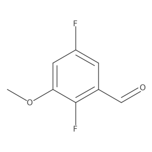 2,5-Difluoro-3-methoxybenzaldehyde Structure