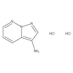 Pyrazolo[1,5-b]pyridazin-3-amine dihydrochloride结构式