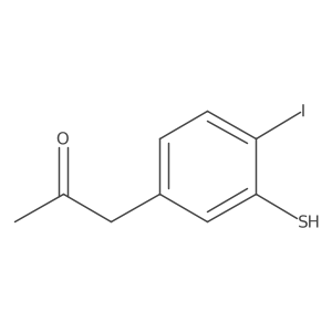 1-(4-Iodo-3-mercaptophenyl)propan-2-one Structure