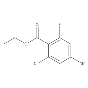 Ethyl 4-bromo-2-chloro-6-fluorobenzoate Structure