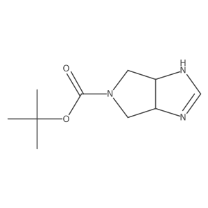 tert-Butyl 3a,4,6,6a-tetrahydropyrrolo[3,4-d]imidazole-5(1H)-carboxylate Structure