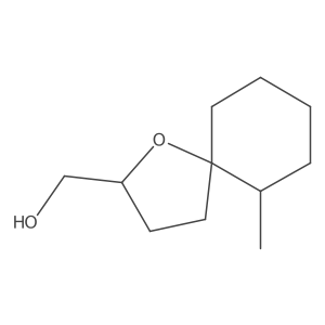 {6-Methyl-1-oxaspiro[4.5]decan-2-yl}methanol Structure