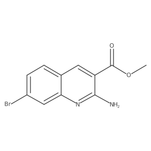 Methyl 2-amino-7-bromoquinoline-3-carboxylate Structure