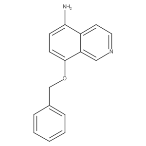 8-(Benzyloxy)isoquinolin-5-amine结构式