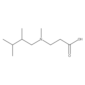 N-(2,3-Dimethylbutyl)-N-methyl-beta-alanine结构式