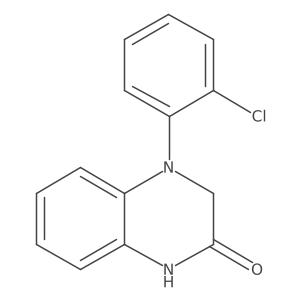 4-(2-Chlorophenyl)-1,3-dihydroquinoxalin-2-one结构式