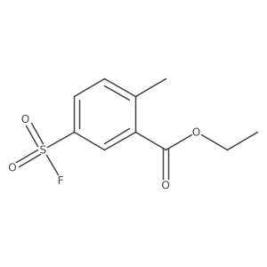 Ethyl 5-(fluorosulfonyl)-2-methylbenzoate Structure