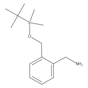 2-[[[(1,1-Dimethylethyl)dimethylsilyl]oxy]methyl]benzenemethanamine结构式