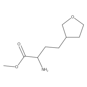 Methyl 2-amino-4-(oxolan-3-yl)butanoate Structure