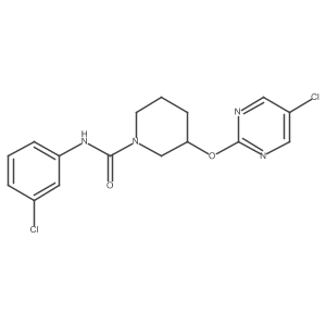 N-(3-chlorophenyl)-3-((5-chloropyrimidin-2-yl)oxy)piperidine-1-carboxamide Structure