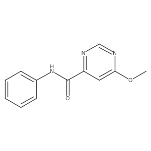 6-methoxy-N-phenylpyrimidine-4-carboxamide Structure