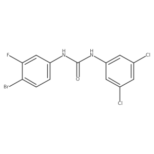 N-(4-Bromo-3-fluorophenyl)-Na(2)-(3,5-dichlorophenyl)urea Structure