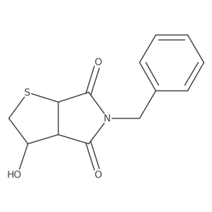5-benzyl-3-hydroxytetrahydro-4H-thieno[2,3-c]pyrrole-4,6(5H)-dione结构式