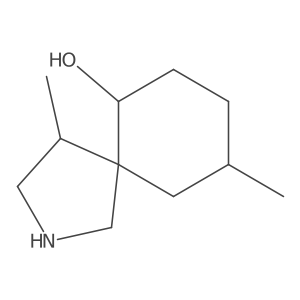 4,9-Dimethyl-2-azaspiro[4.5]decan-6-ol结构式