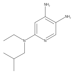 N2-ethyl-N2-(2-methylpropyl)pyridine-2,4,5-triamine结构式