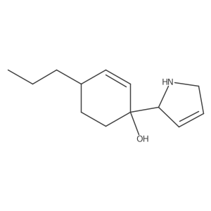 1-(2,5-dihydro-1H-pyrrol-2-yl)-4-propylcyclohex-2-en-1-ol Structure
