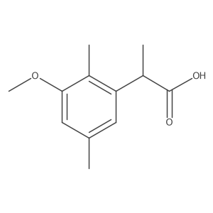2-(3-Methoxy-2,5-dimethylphenyl)propanoic acid结构式
