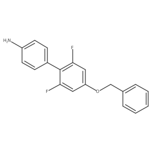 4-[4-(Benzyloxy)-2,6-difluorophenyl]aniline Structure