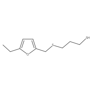 3-{[(5-Ethylfuran-2-yl)methyl]sulfanyl}propane-1-thiol Structure