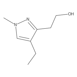 2-(4-ethyl-1-methyl-1H-pyrazol-3-yl)ethan-1-ol Structure