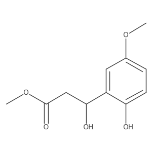 methyl (3S)-3-hydroxy-3-(2-hydroxy-5-methoxyphenyl)propanoate Structure