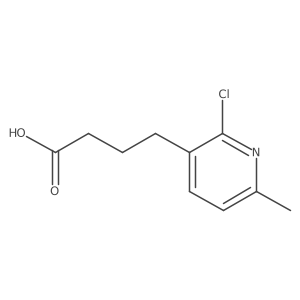 4-(2-Chloro-6-methylpyridin-3-yl)butanoic acid结构式