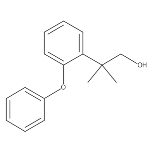 2-Methyl-2-(2-phenoxyphenyl)propan-1-ol Structure