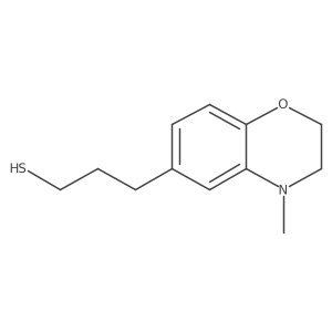 3-(4-methyl-3,4-dihydro-2H-1,4-benzoxazin-6-yl)propane-1-thiol Structure